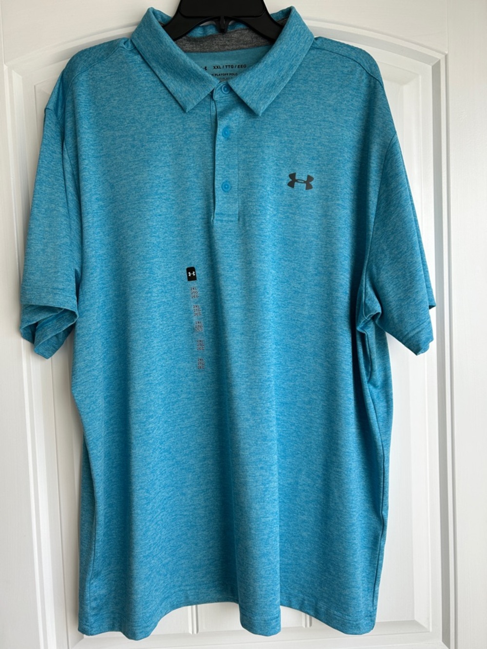 Under Armour Men’s Teal Heather Performance Polo